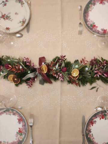 Guirlande de table lumineuse 